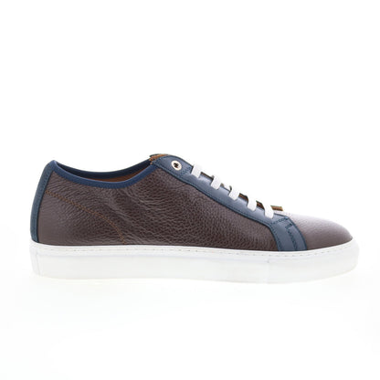 Pastori by Di Bianco Julius Mens Brown Leather Lifestyle Sneakers Shoes