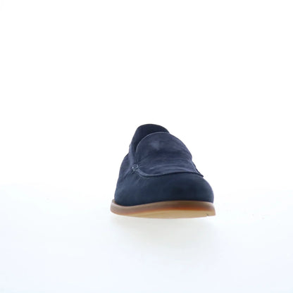 Di Bianco Lucius Mens Blue Suede Slip On Loafers & Slip Ons Casual Shoes