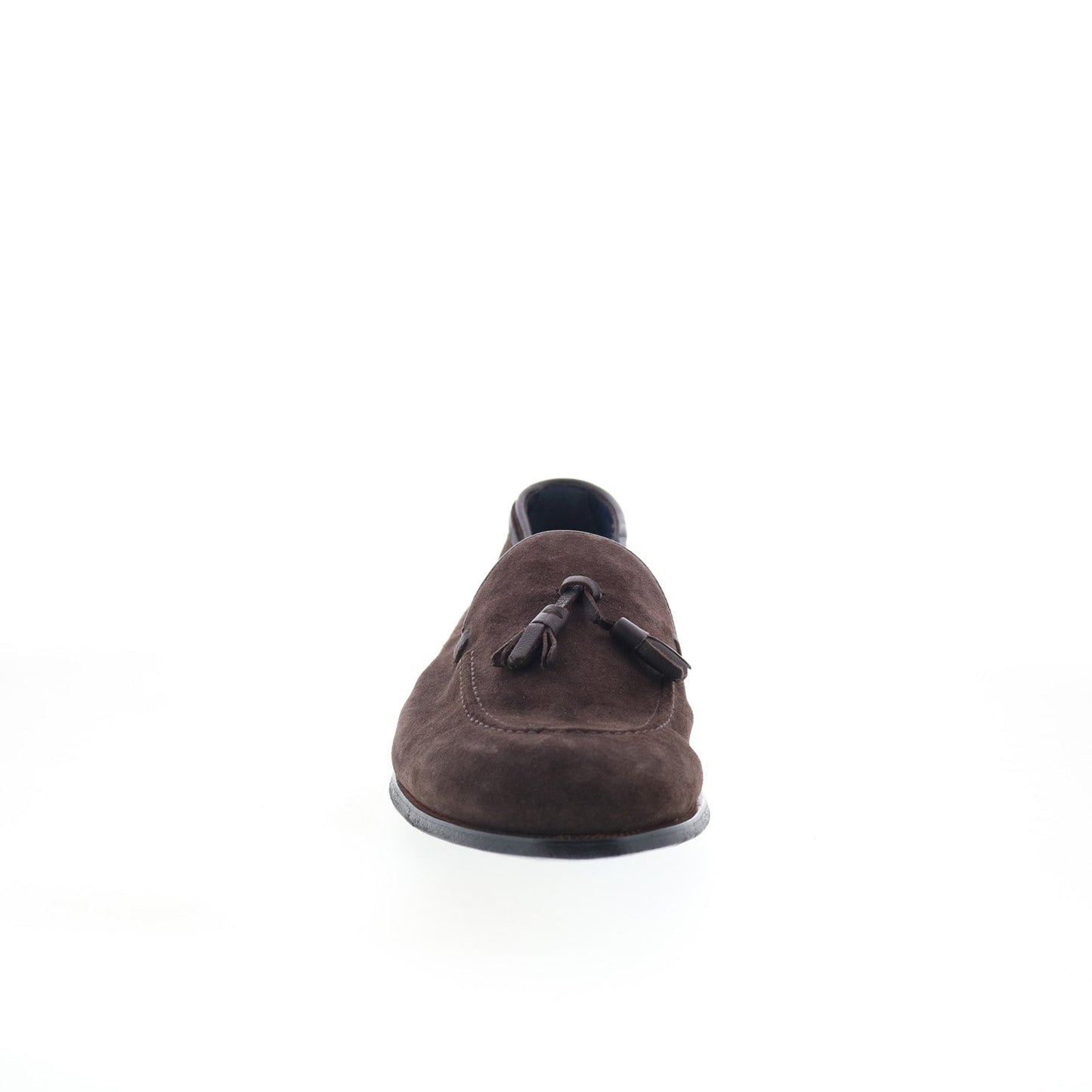 Di Bianco Napoli Mens Brown Suede Slip On Loafers & Slip Ons Casual Shoes