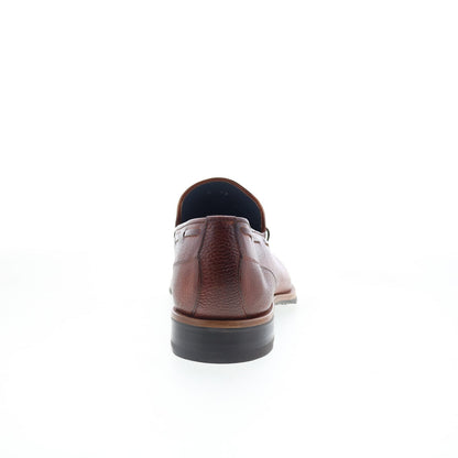 Di Bianco Napoli Mens Brown Leather Loafers & Slip Ons Casual Shoes