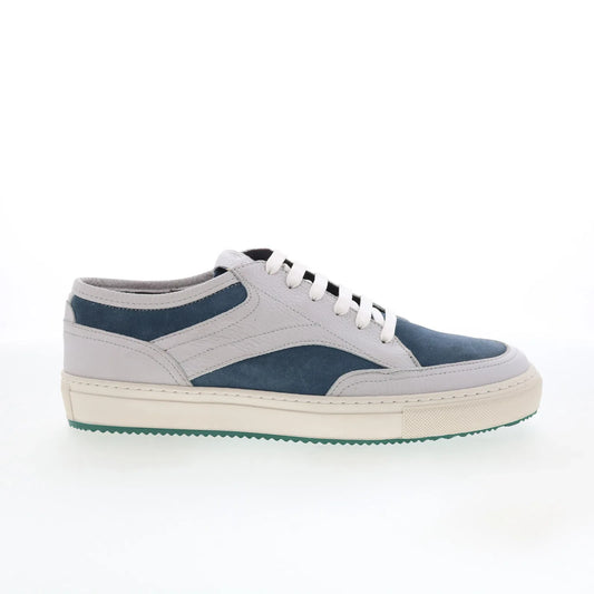 Pastori by Di Bianco Otho Mens Gray Leather Lace Up Lifestyle Sneakers Shoes