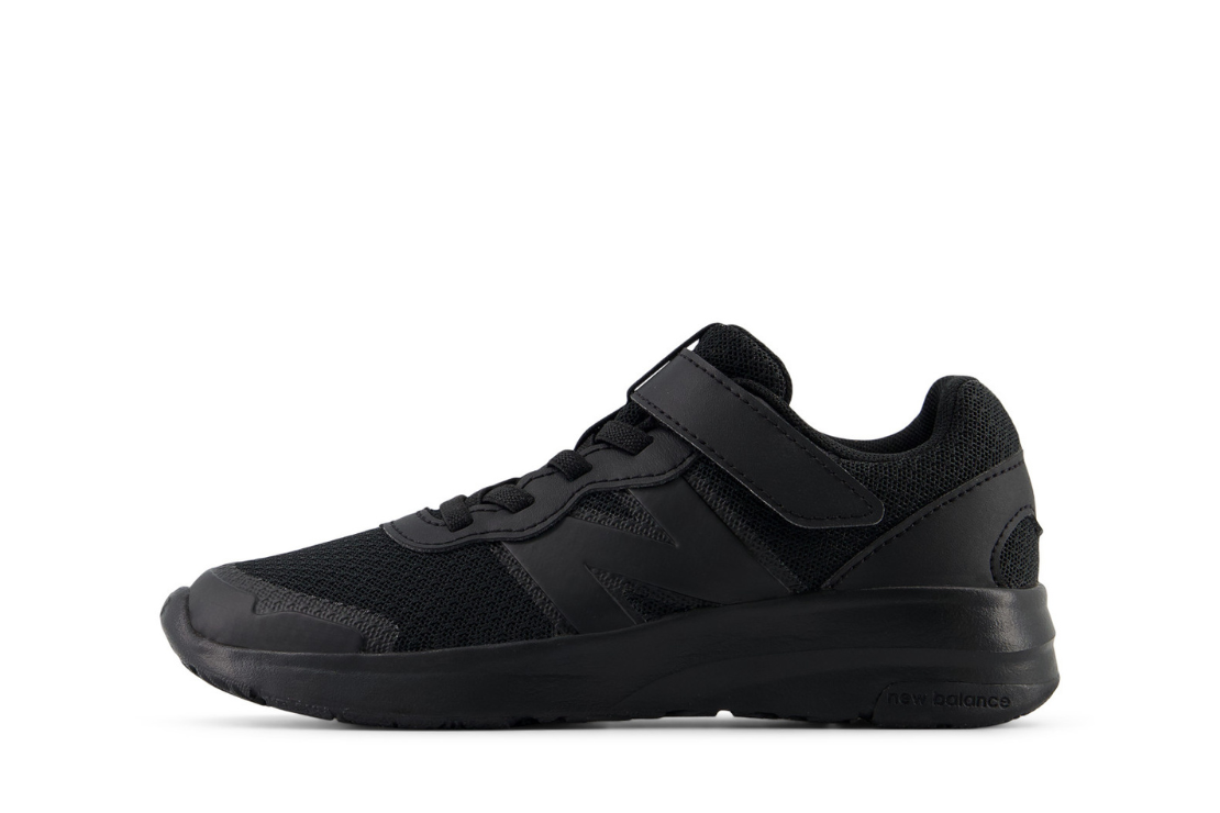 578v1 Bungee Lace with Top Strap Younger Kids' :Black
