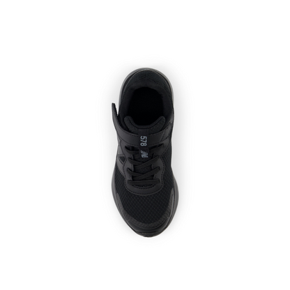 578v1 Bungee Lace with Top Strap Younger Kids' :Black