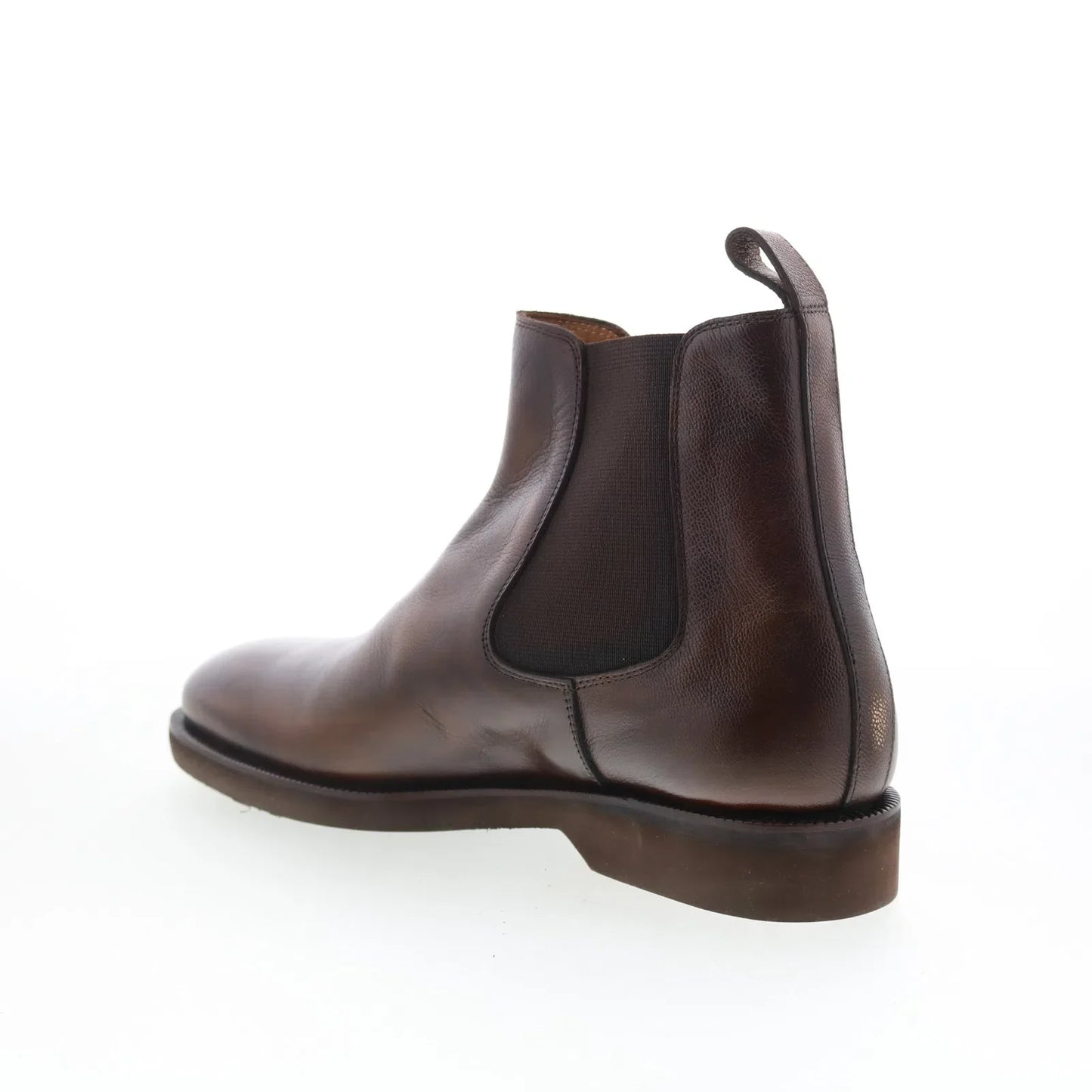 Pastori by Di Bianco Pertinax Mens Brown Leather Slip On Chelsea Boots