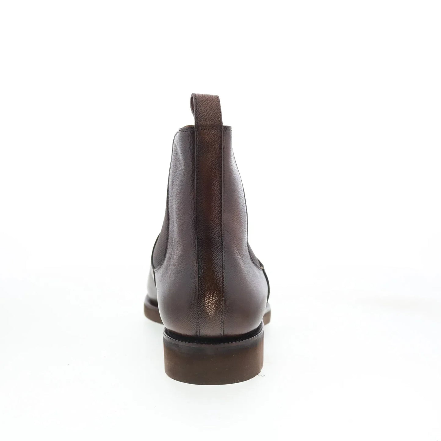 Pastori by Di Bianco Pertinax Mens Brown Leather Slip On Chelsea Boots