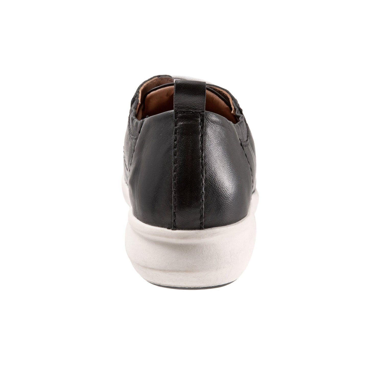 Softwalk Inez S2169-001 Womens Black Wide Leather Lifestyle Sneakers Shoes