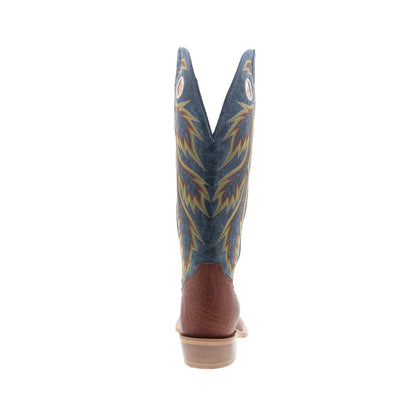 Tony Lama Merrit Buckaroo SA2004 Mens Blue Leather Cowboy Western Boots