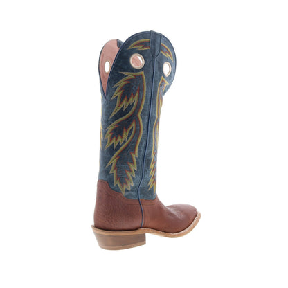 Tony Lama Merrit Buckaroo SA2004 Mens Blue Wide Leather Cowboy Western Boots