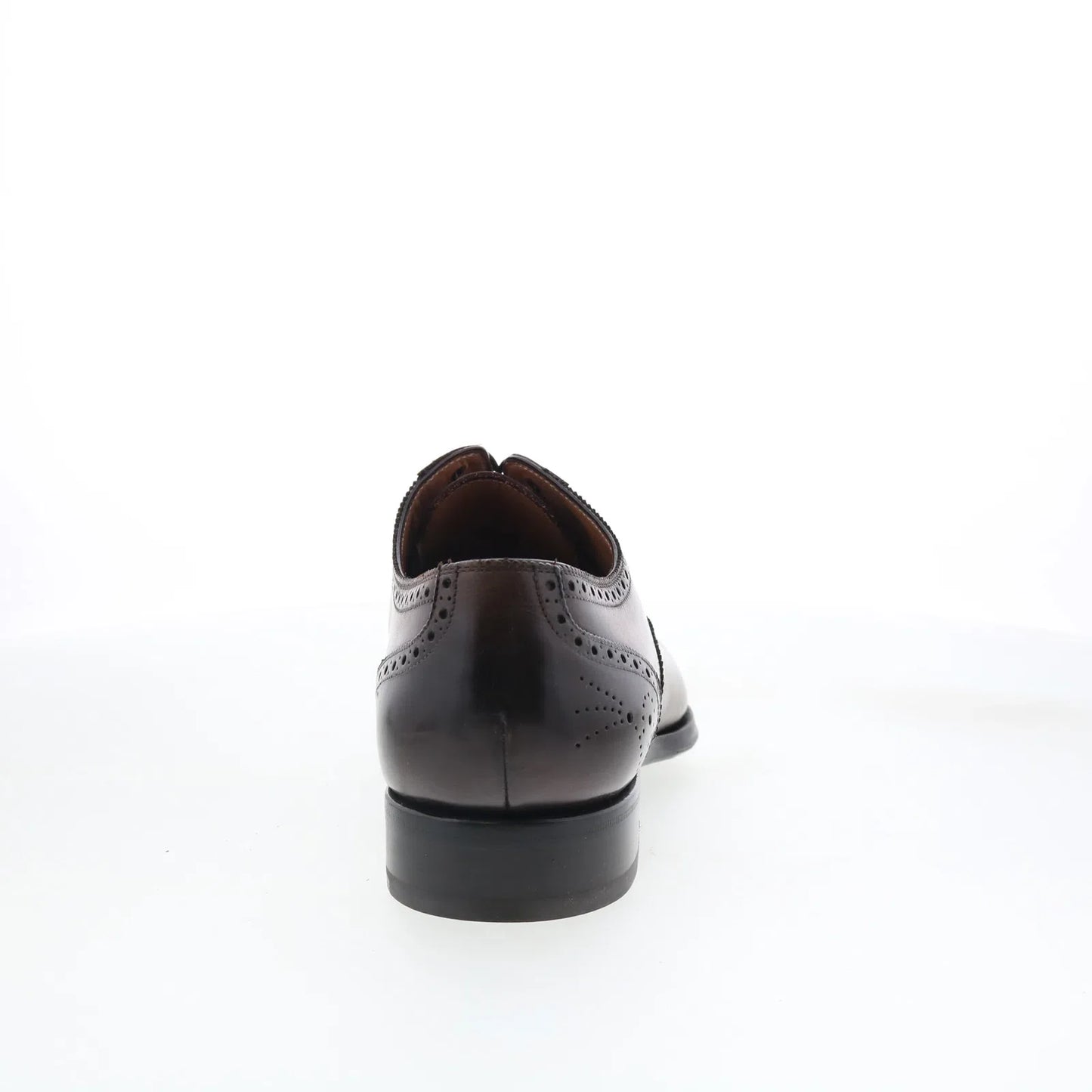 Di Bianco SB893 Mens Brown Leather Lace Up Oxfords & Lace Ups Cap Toe Shoes