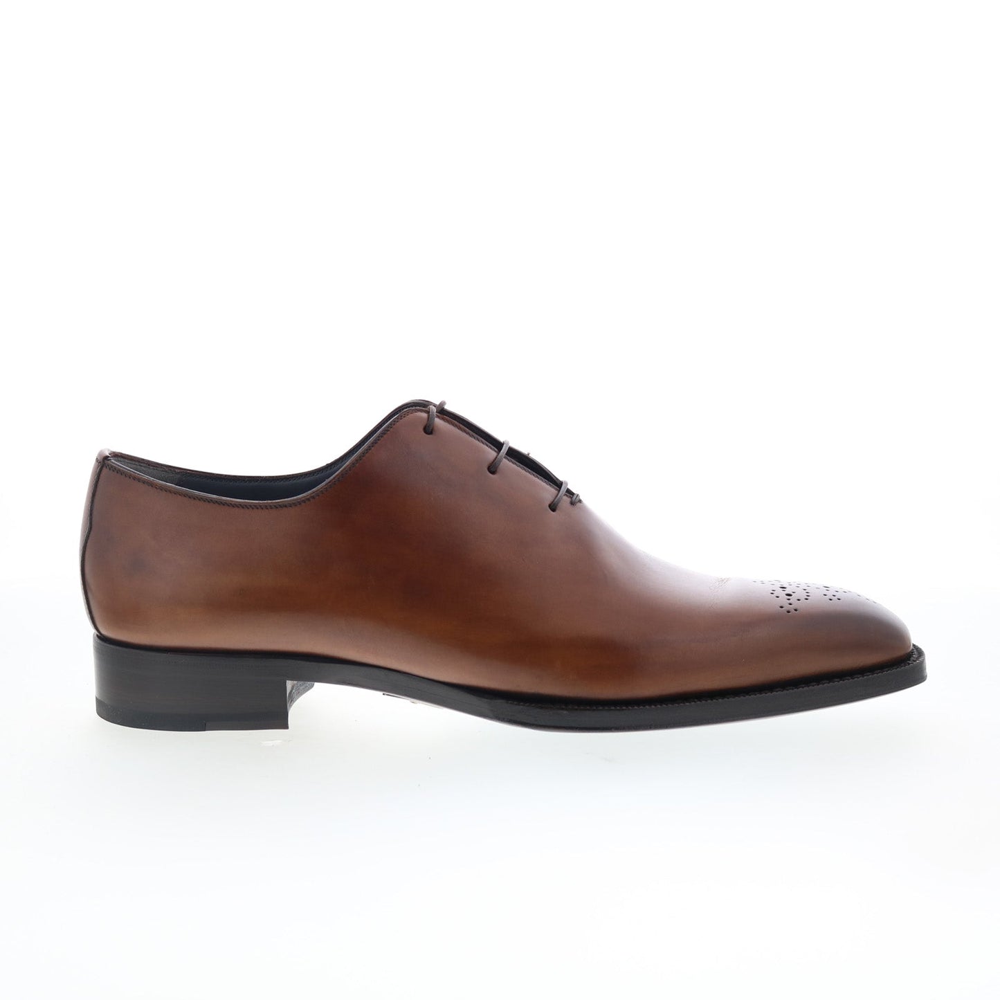 Di Bianco SBP957 Mens Brown Leather Lace Up Oxfords & Lace Ups Casual Shoes