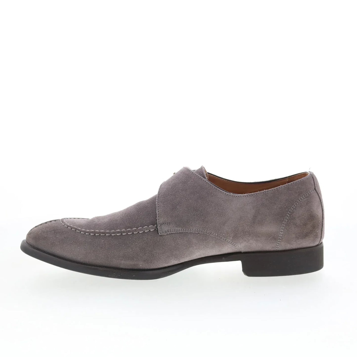 Di Bianco SC542 Mens Gray Suede Loafers & Slip Ons Casual Shoes