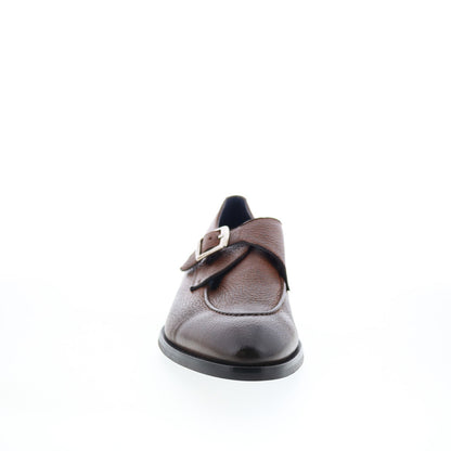 Di Bianco Saraceno Mens Brown Leather Loafers & Slip Ons Casual Shoes