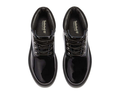 Timberland Premium 6 Inch Lace Up Waterproof "Black Patent Leather"