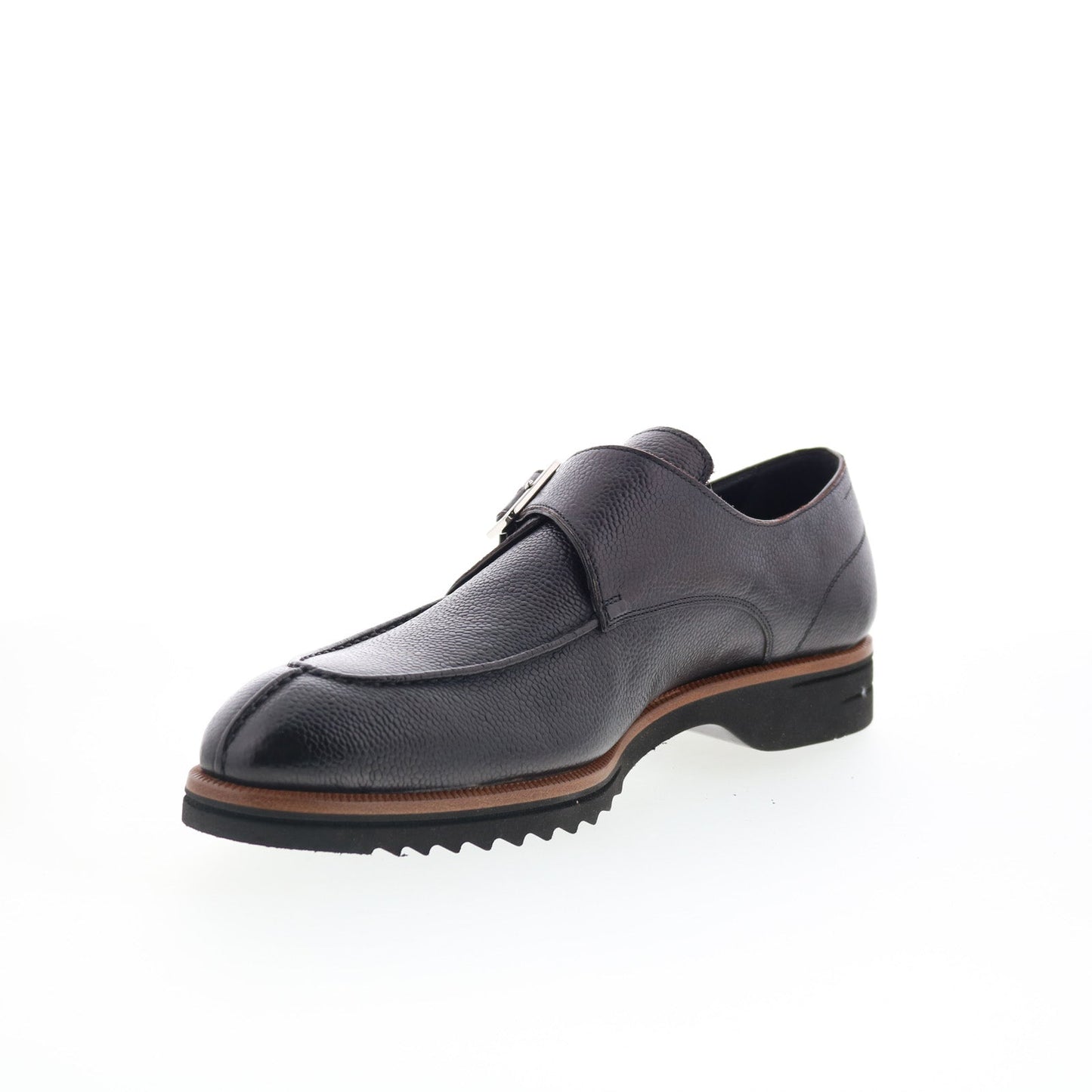 Di Bianco Treviso Mens Black Leather Loafers & Slip Ons Casual Shoes