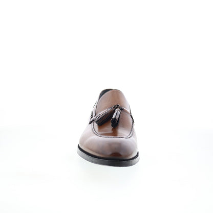 Di Bianco Varesse Mens Brown Leather Loafers & Slip Ons Casual Shoes