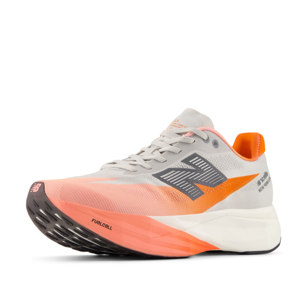 TCS NYC Marathon FuelCell SuperComp Elite v5 (D) Men's :Grapefruit | Grey Matter