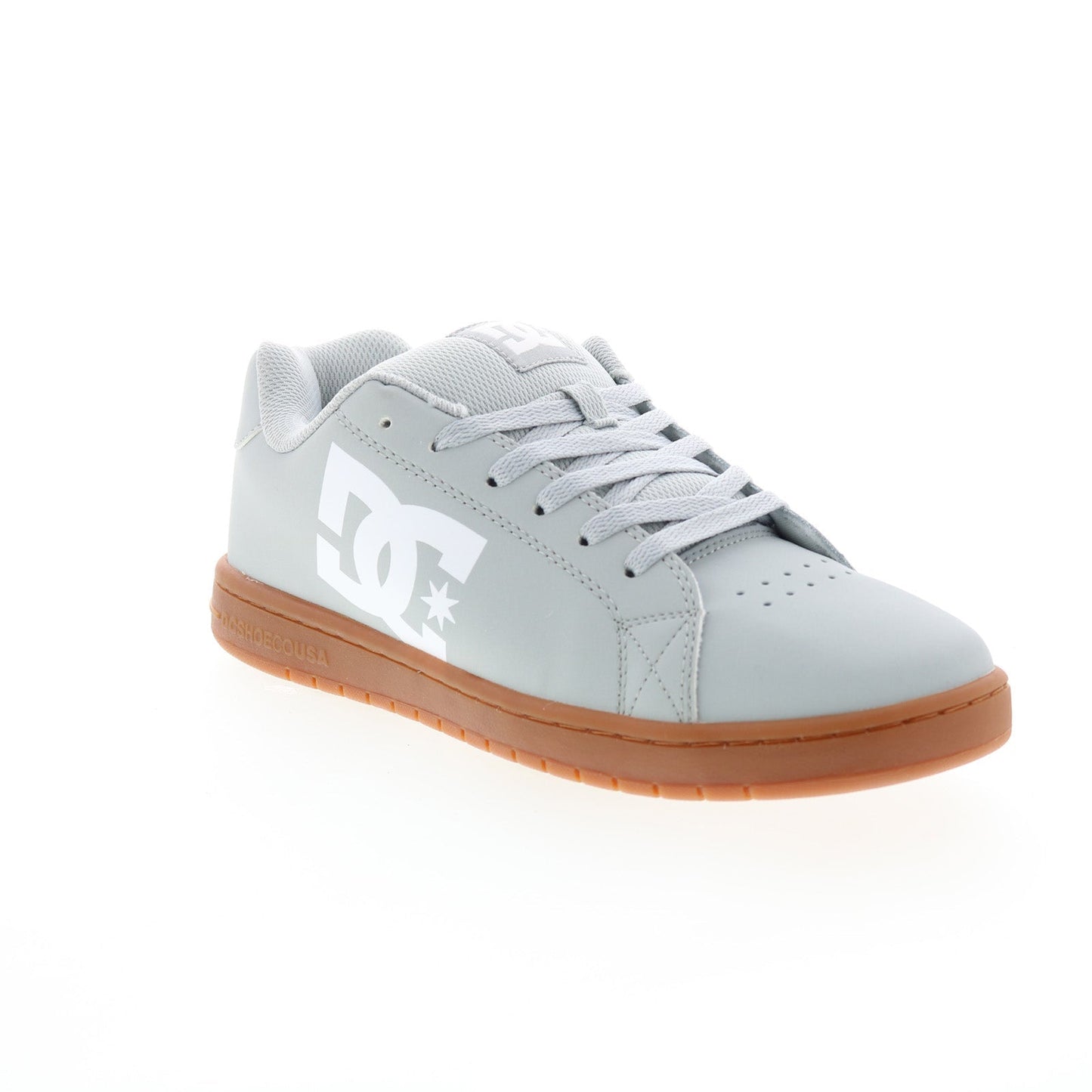 DC Gaveler ADYS100536-2GG Mens Gray Leather Skate Inspired Sneakers Shoes
