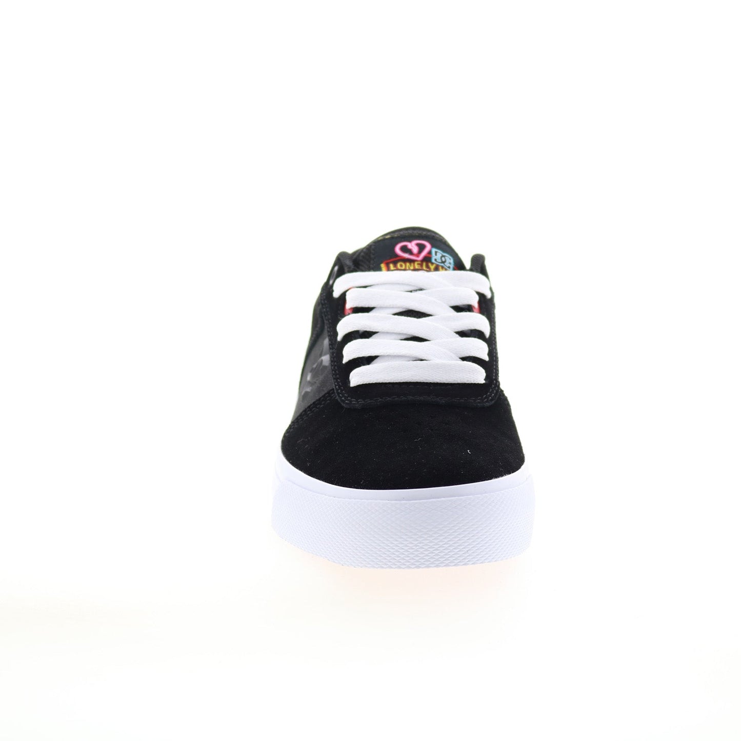 DC Teknic ADYS300763-BR2 Mens Black Canvas Skate Inspired Sneakers Shoes