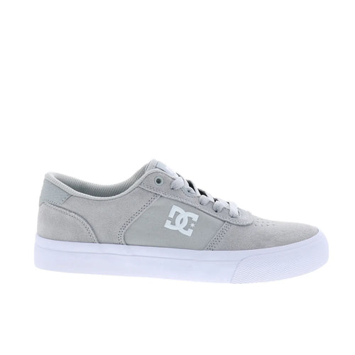 DC Teknic ADYS300763-GRW Mens Gray Suede Skate Inspired Sneakers Shoes