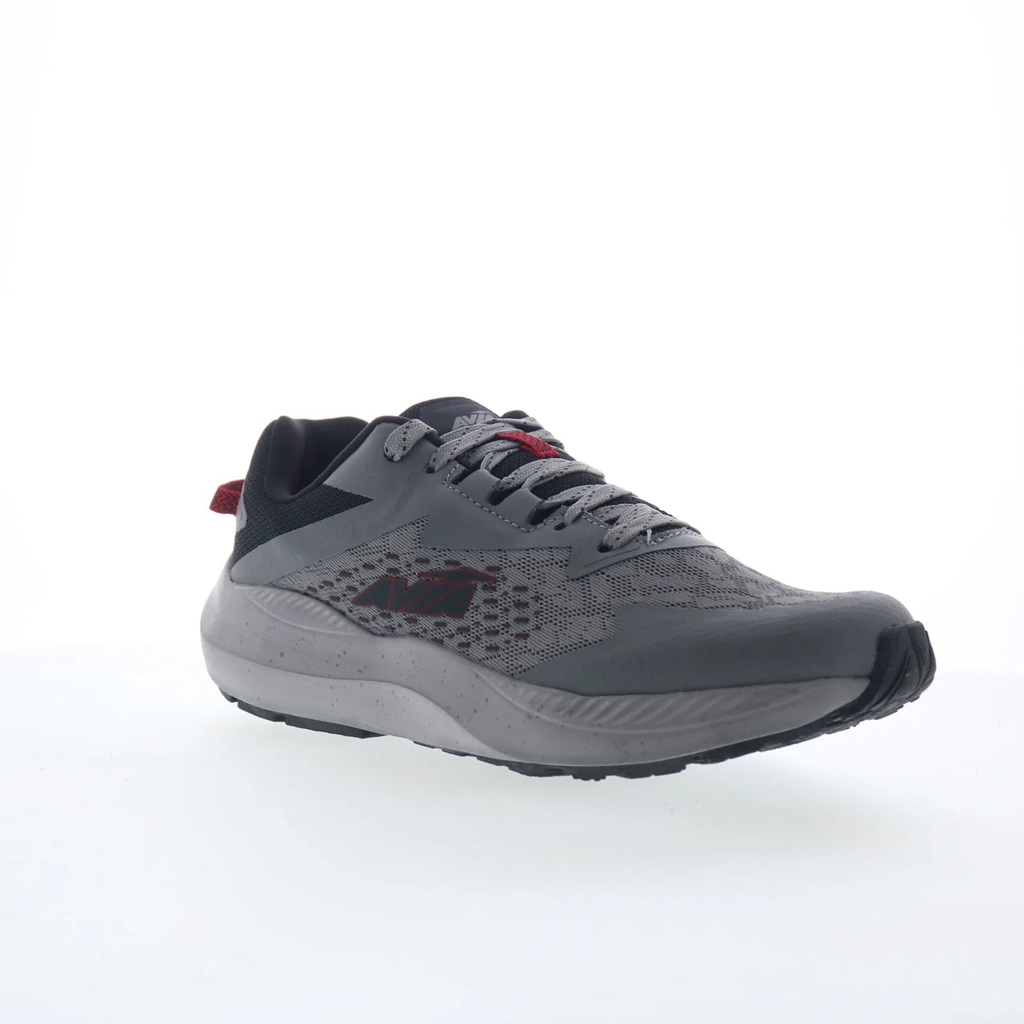 Avia Avi-Storm AA50081MNRB Mens Gray Mesh Lace Up Athletic Running Shoes