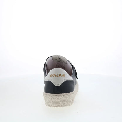 Pajar Barro 75219 Mens Black Leather Strap Lifestyle Sneakers Shoes