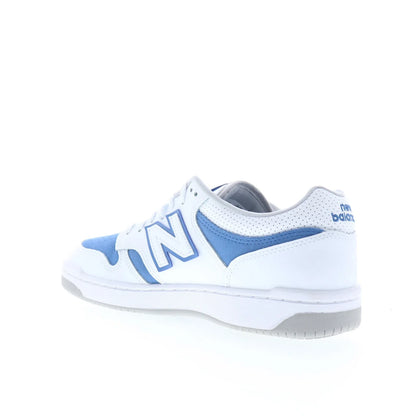 New Balance 480 BB480LRB Mens White Leather Lifestyle Sneakers Shoes