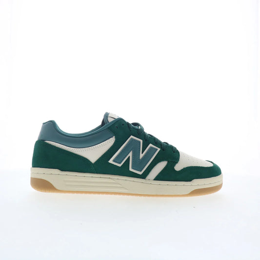 New Balance 480 BB480LPA Mens Green Suede Lifestyle Sneakers Shoes