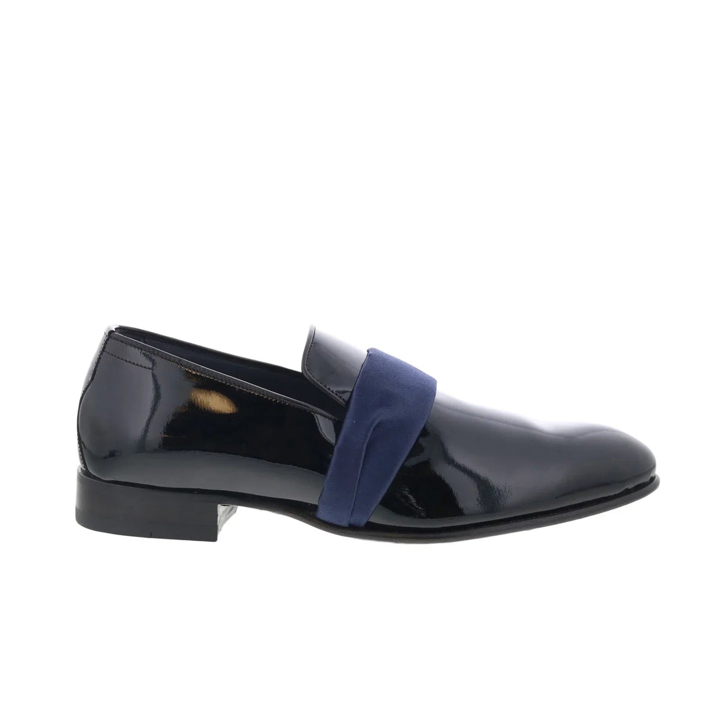 Di Bianco Bellagio Mens Black Leather Loafers & Slip Ons Casual Shoes