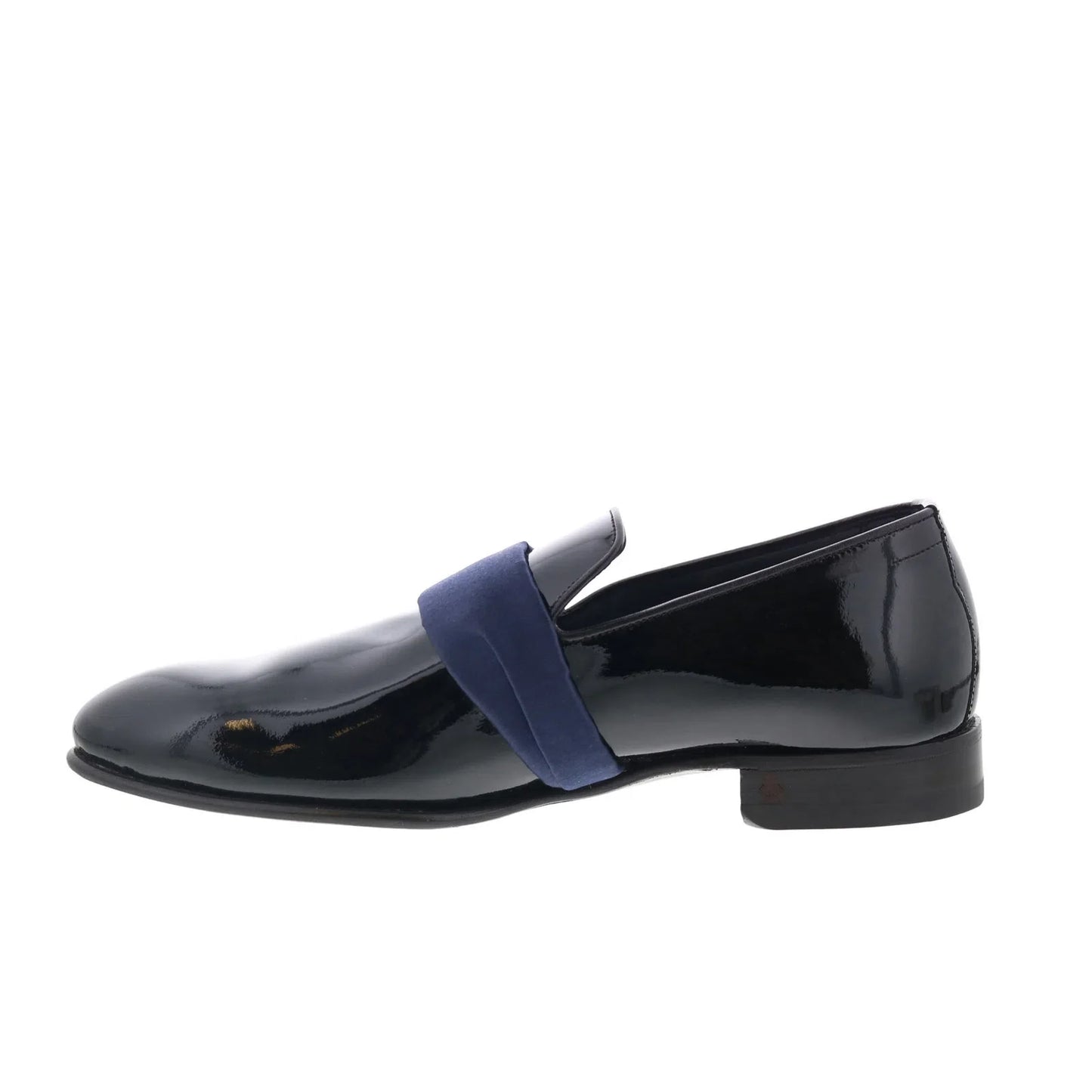 Di Bianco Bellagio Mens Black Leather Loafers & Slip Ons Casual Shoes