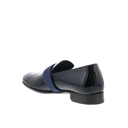 Di Bianco Bellagio Mens Black Leather Loafers & Slip Ons Casual Shoes