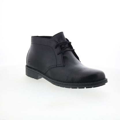 Born Lincoln BM0019503 Mens Black Leather Lace Up Chukkas Boots