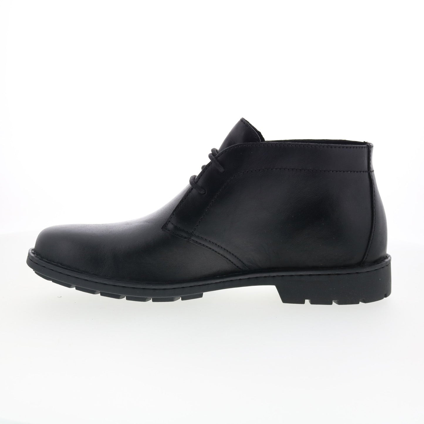 Born Lincoln BM0019503 Mens Black Leather Lace Up Chukkas Boots