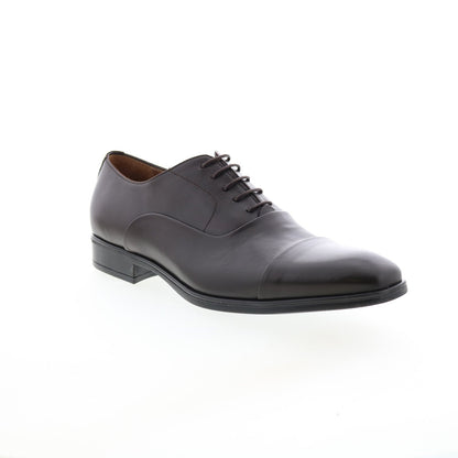 Bruno Magli Locascio BM1LOCC0P Mens Brown Oxfords & Lace Ups Cap Toe Shoes