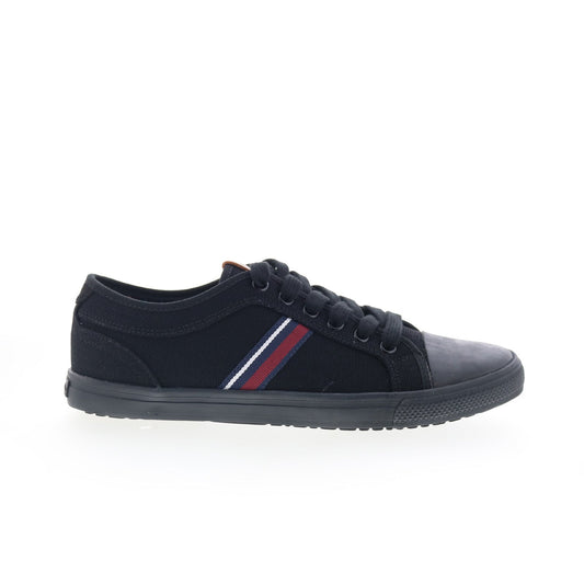 Ben Sherman Madison OX Mens Black Mesh Lifestyle Sneakers Shoes