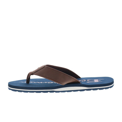 Ben Sherman Crosswell BSMCROSSV-4953 Mens Blue Flip-Flops Sandals Shoes