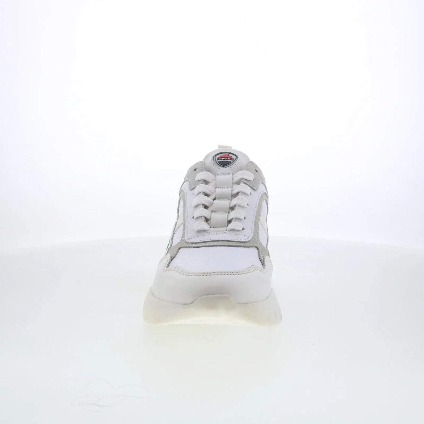 Pajar Cam PDPAS00027.01 Mens White Leather Lace Up Lifestyle Sneakers Shoes