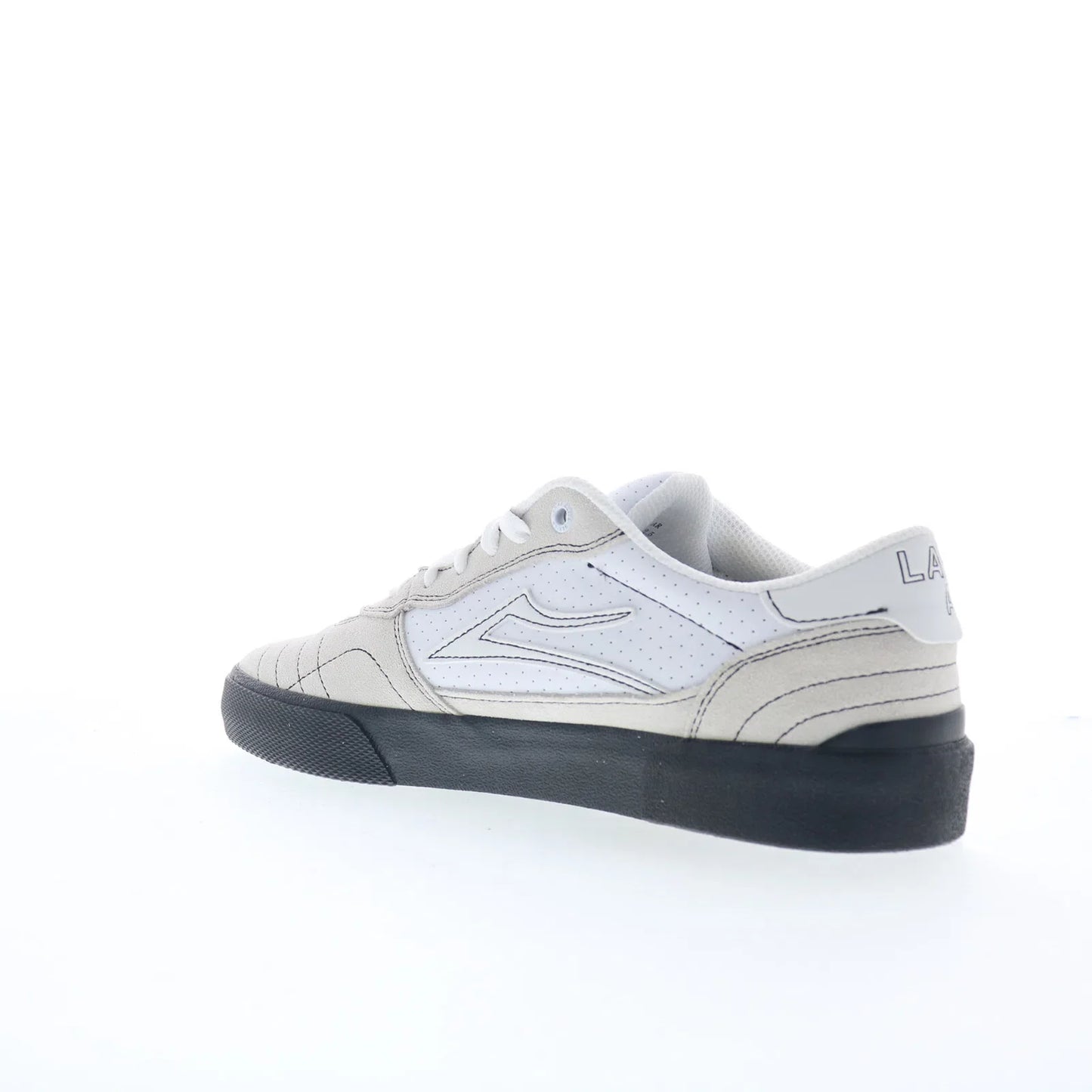 Lakai Cambridge Elite Mens White Suede Skate Inspired Sneakers Shoes