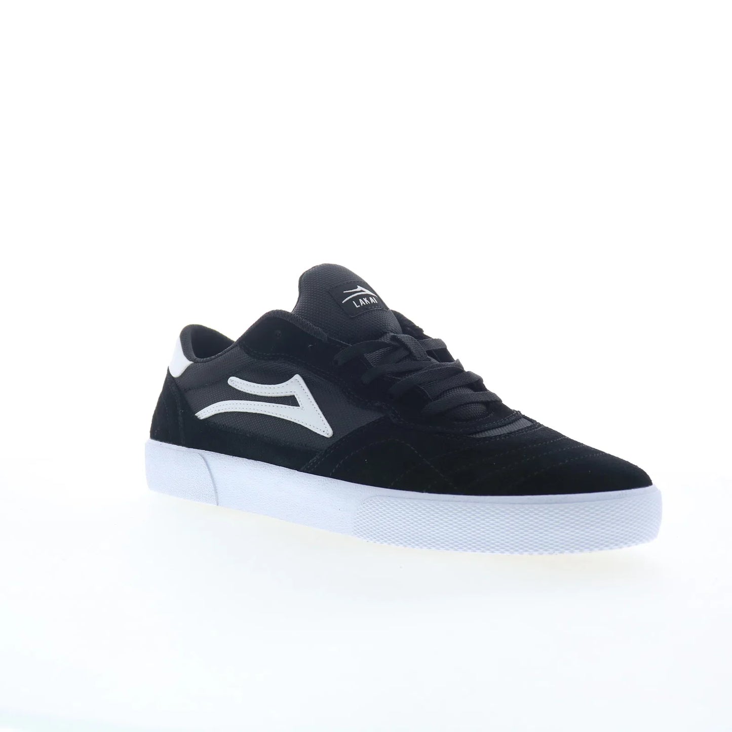 Lakai Cambridge Mens Black Suede Lace Up Skate Inspired Sneakers Shoes