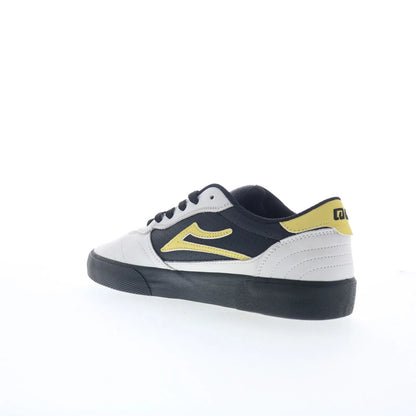 Lakai Cambridge Mens White Suede Lace Up Skate Inspired Sneakers Shoes