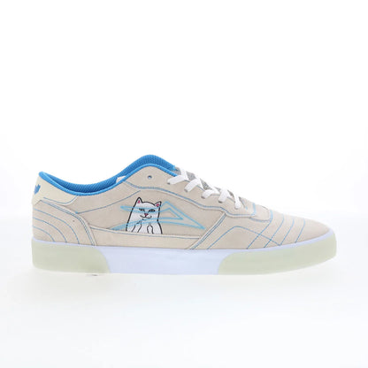 Lakai Cambridge Mens Gray Suede Lace Up Skate Inspired Sneakers Shoes