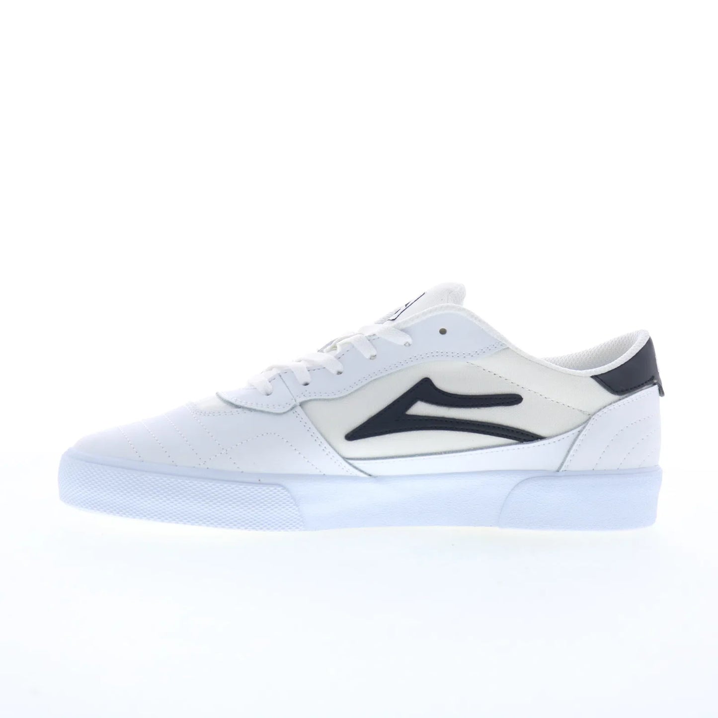 Lakai Cambridge Mens White Leather Lace Up Skate Inspired Sneakers Shoes