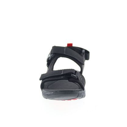 Dunham Nolan Water Friendly CH9116 Mens Black Leather Sport Sandals Shoes