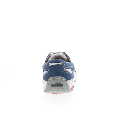 Dunham Captain CI0145 Mens Blue Extra Wide 4E Loafers & Slip Ons Boat Shoes