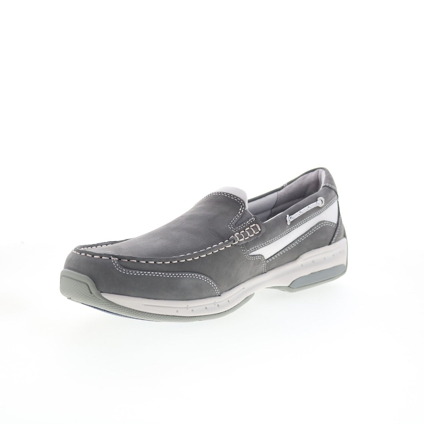 Dunham Captain Venetian Mens Gray Loafers & Slip Ons Boat Shoes