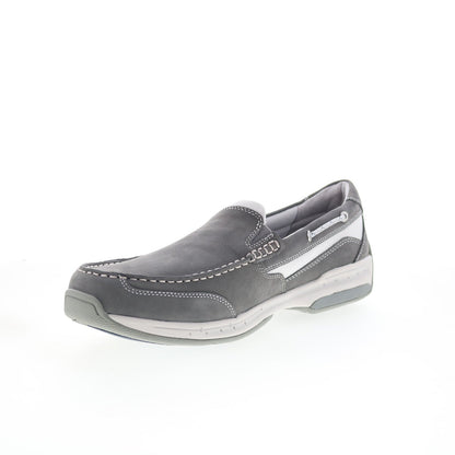 Dunham Captain Venetian Mens Gray Loafers & Slip Ons Boat Shoes