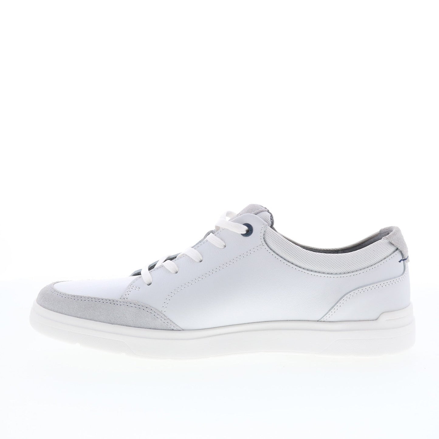Rockport Total Motion Court Blucher Mens White Wide Sneakers Shoes