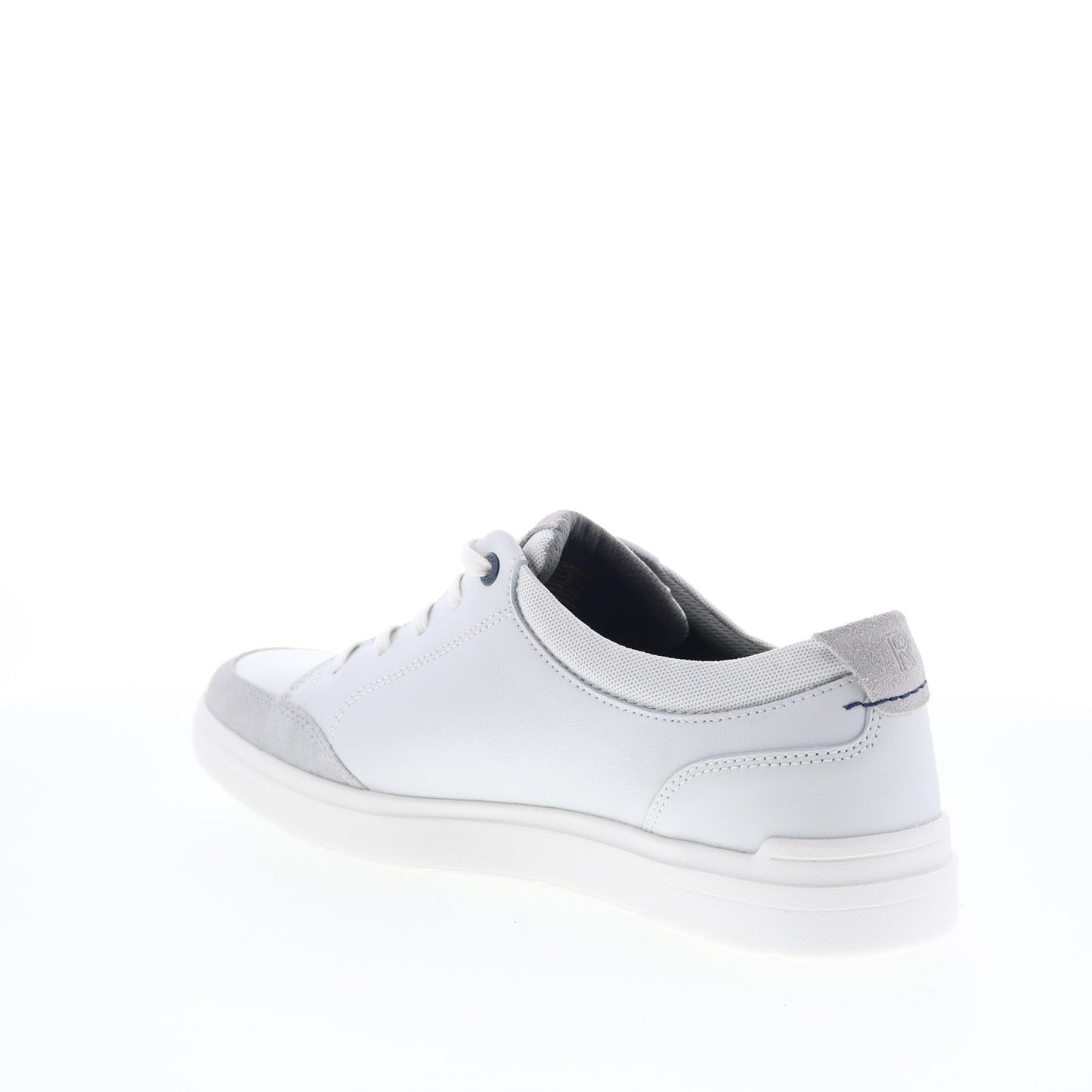 Rockport Total Motion Court Blucher Mens White Wide Sneakers Shoes