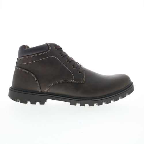 Rockport Ridgeview Boot CJ1571 Mens Brown Nubuck Lace Up Casual Dress Boots