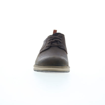 Rockport Total Motion City Plain Toe Mens Brown Wide Oxfords Plain Toe Shoes