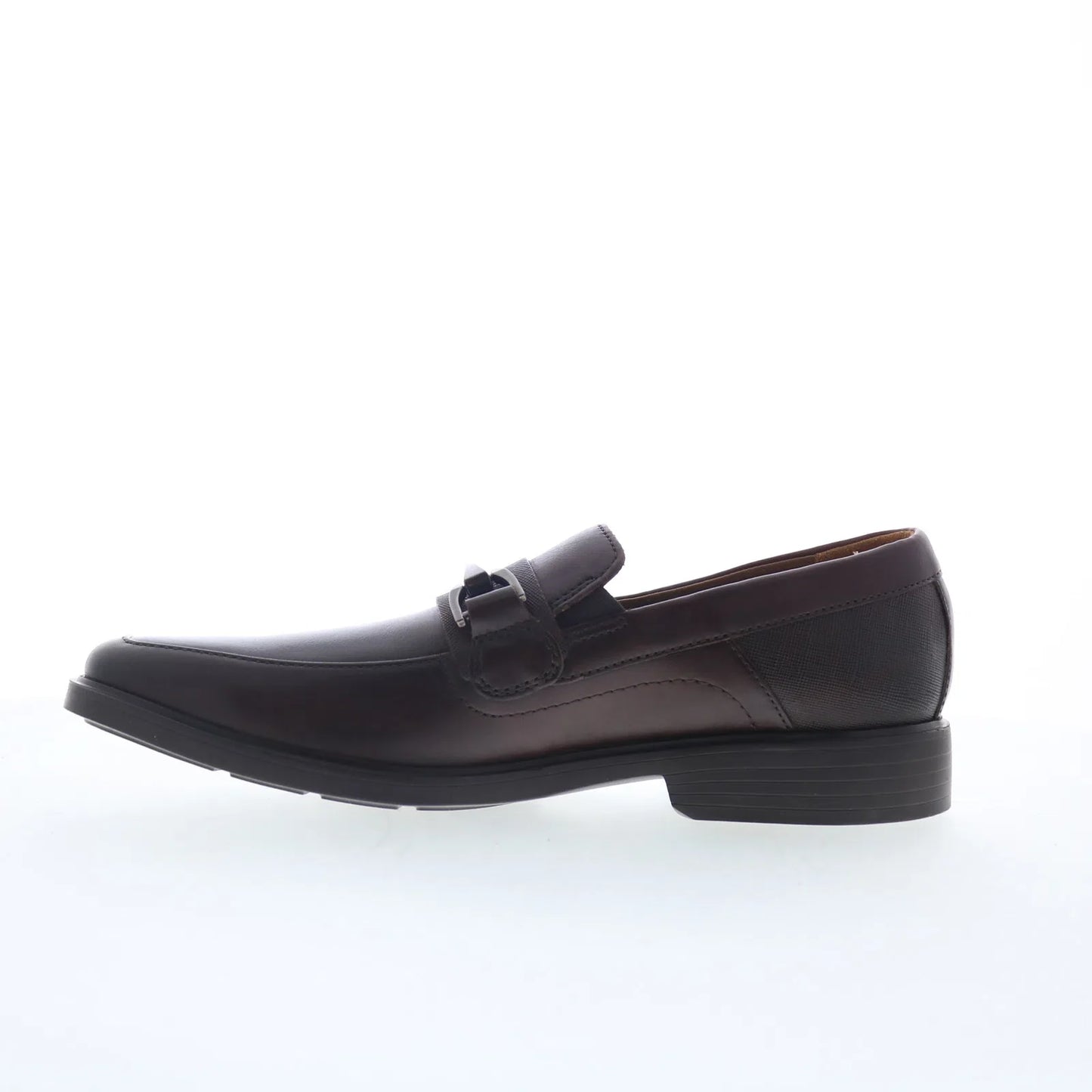 Clarks Clarkslite Bit Mens Red Wide Loafers & Slip Ons Casual Shoes